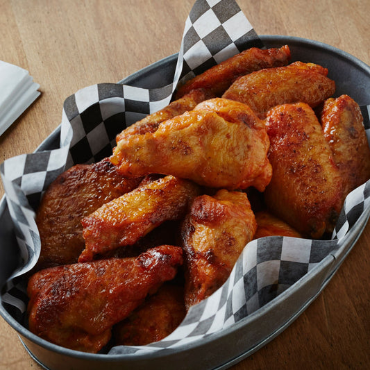 Ailes de poulet, BBQ, cuites - Congelées