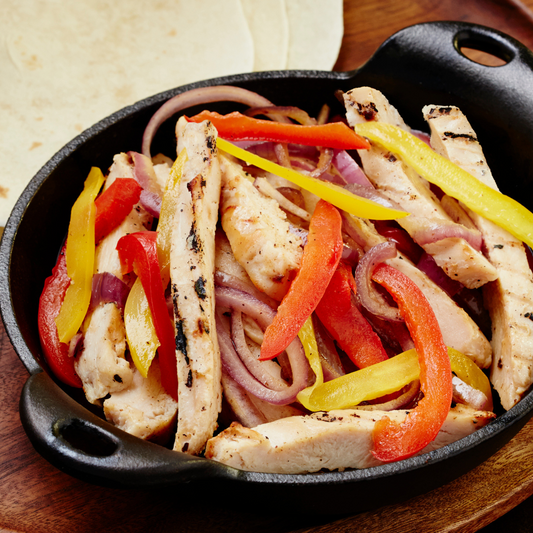 Lanières poitrines dindon assaisonnées et cuites