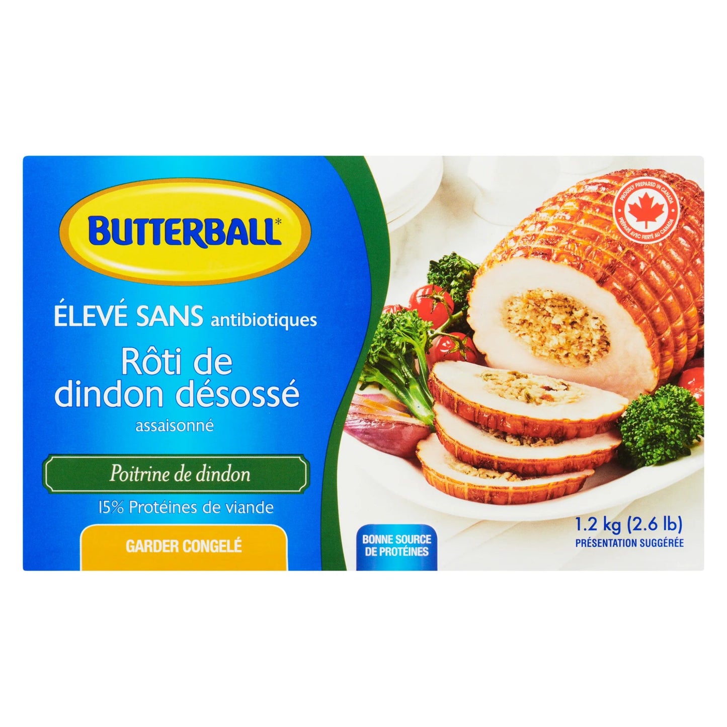 Stuffed turkey breast