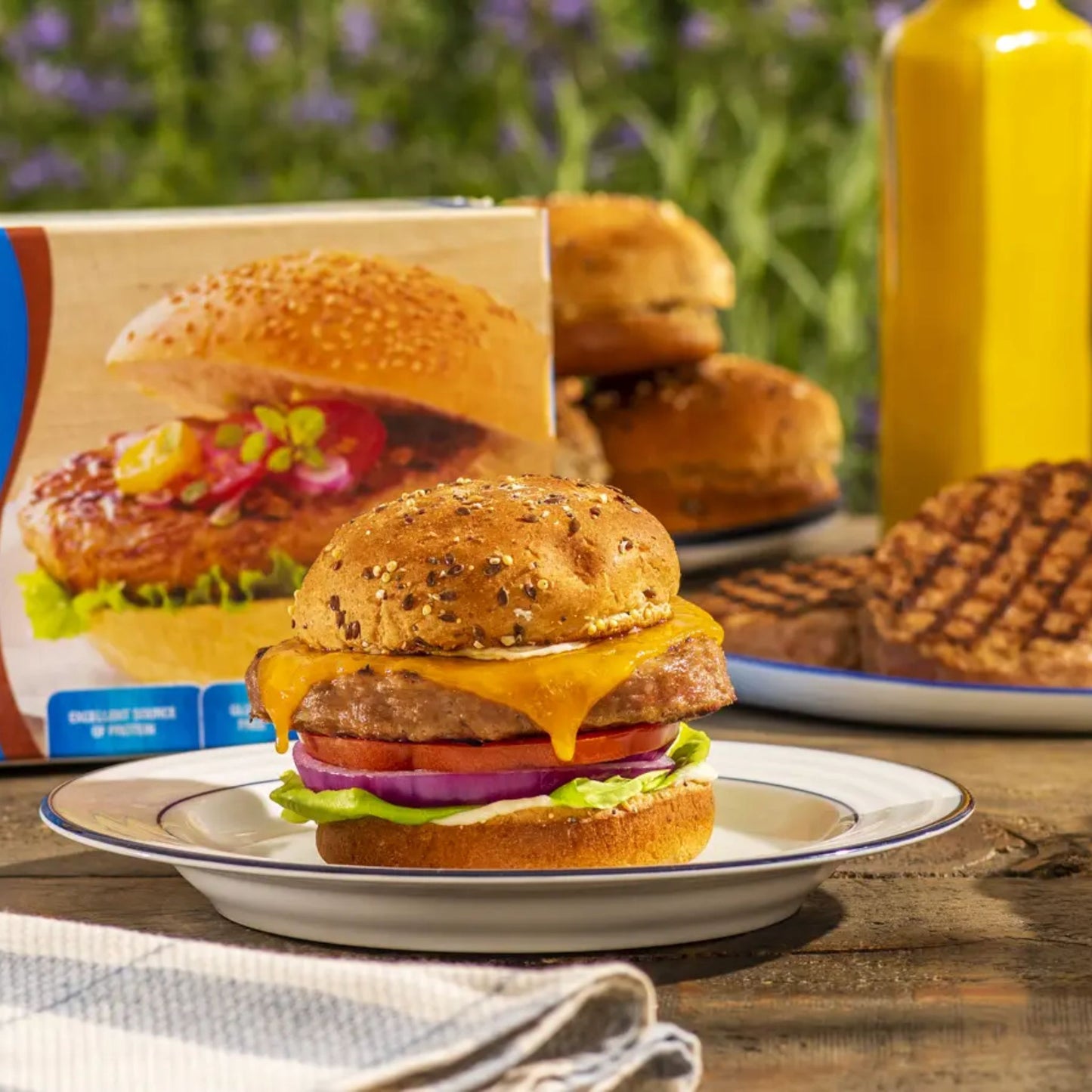 Burgers de dindon crus