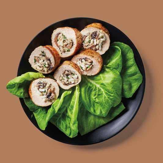 01456 - Poitrines de poulet farcie risotto champignon - Congelées