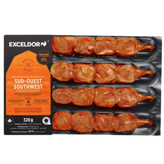 Brochettes de poulet style Sud-Ouest BBQ - Fraîches